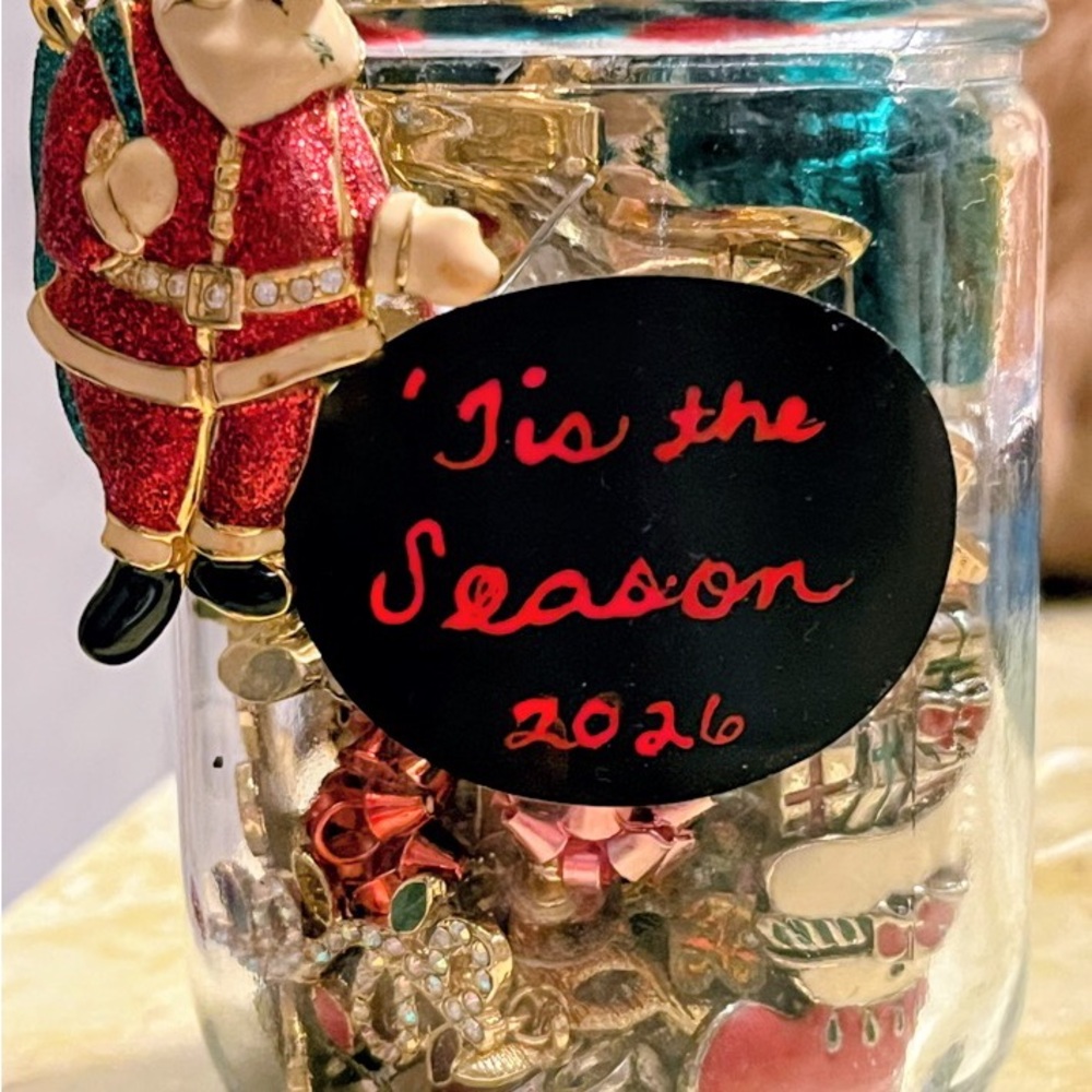Christmas themed jar